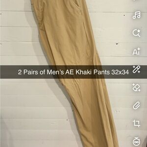 American Eagle Outfitters Men's Khaki Pants